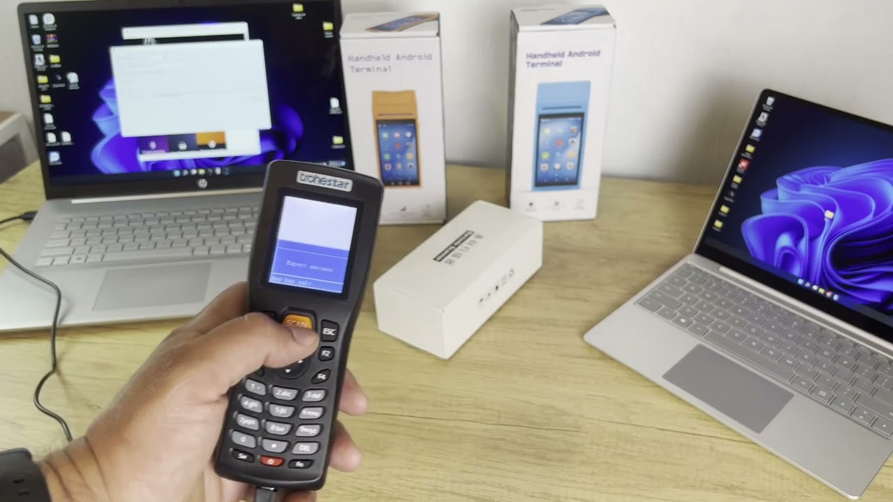 Colectora de datos Trohestar-escáner De Código De Barras 1d con MyBusiness POS v20