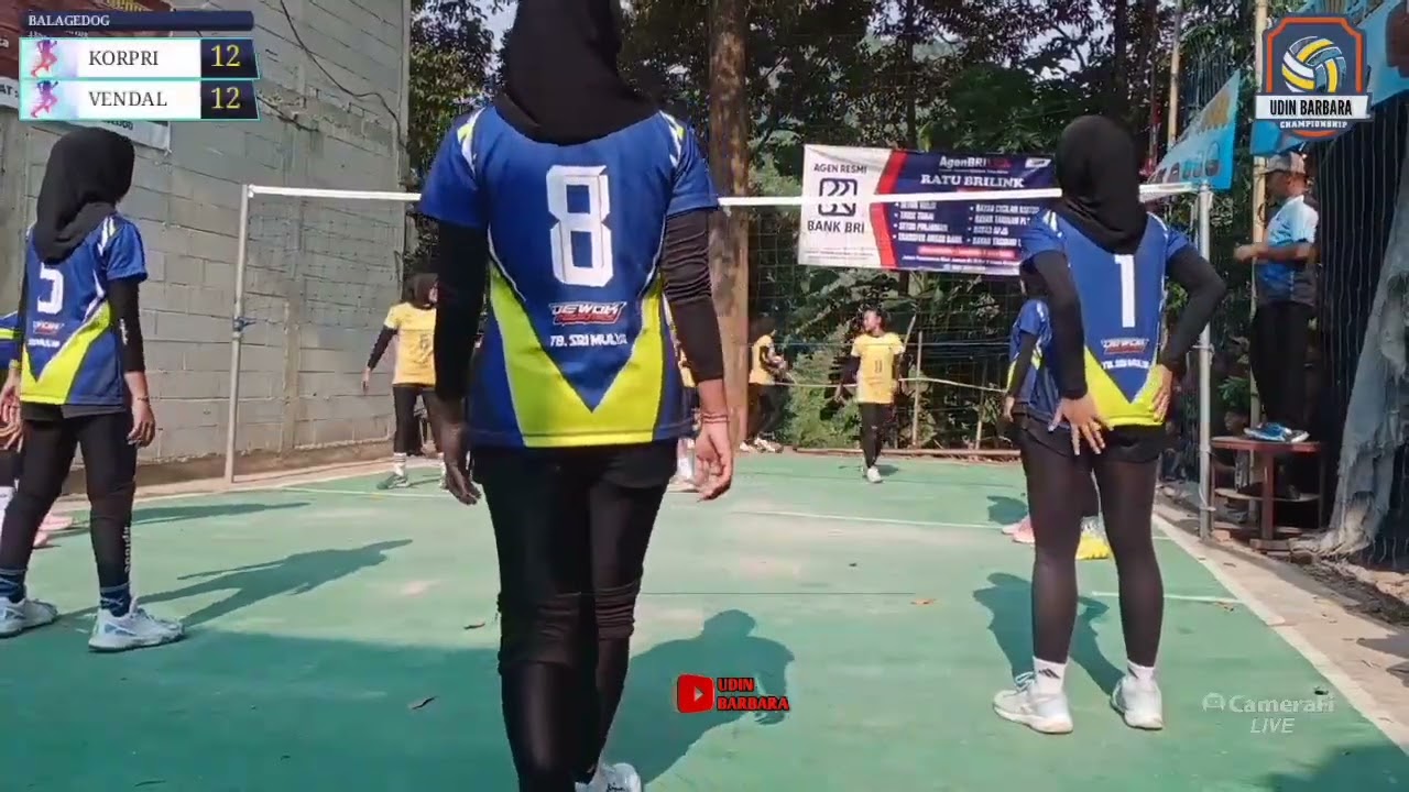 BABAK PENYISIHAN SET 2 AYU ( SMK KORPRI ) VS MAULIDA, RIKA, DINI ( VENDAL )