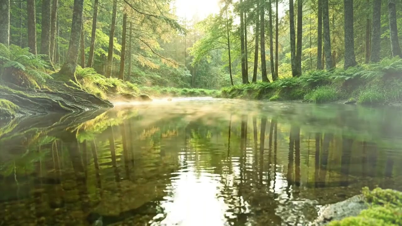Total Relaxation Relaxing Music in a Magical Forest Ambience for Stress Relief and Body Healing 🌿