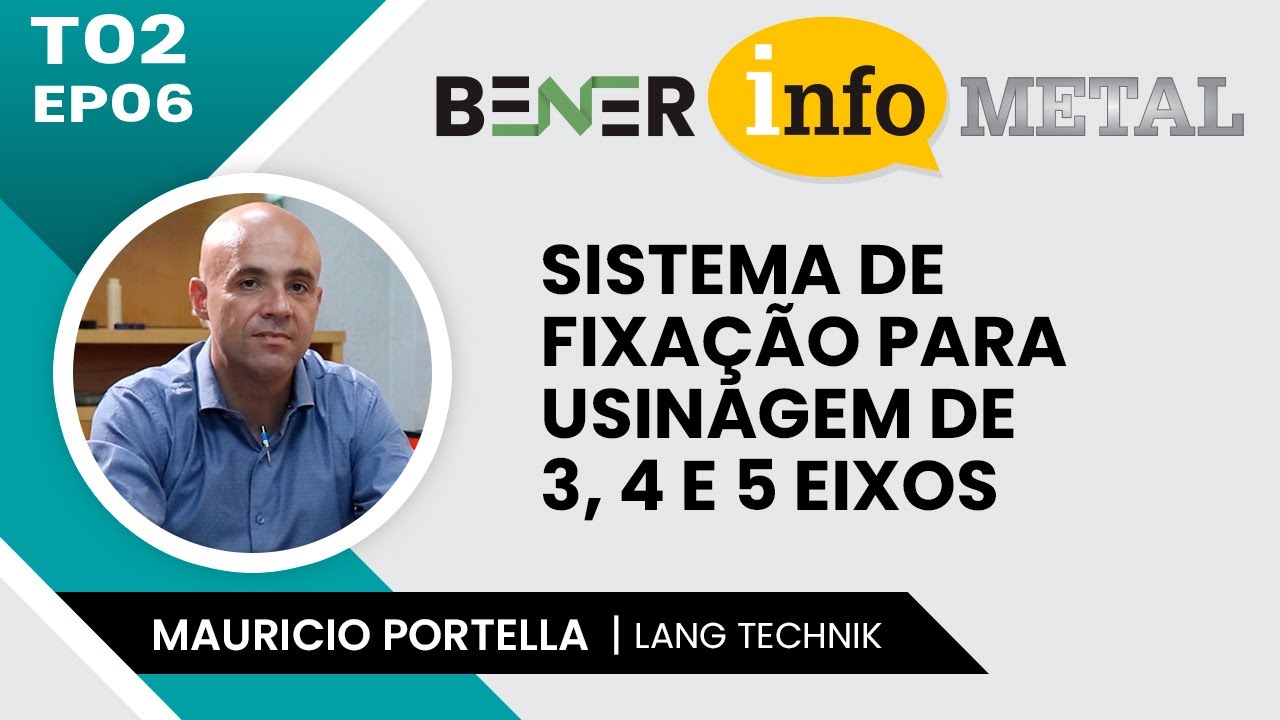 Bener Info Metal | T02 EP06 – Lang Technik – Sistema de Fixação para usinagem de 3, 4 e 5 eixos