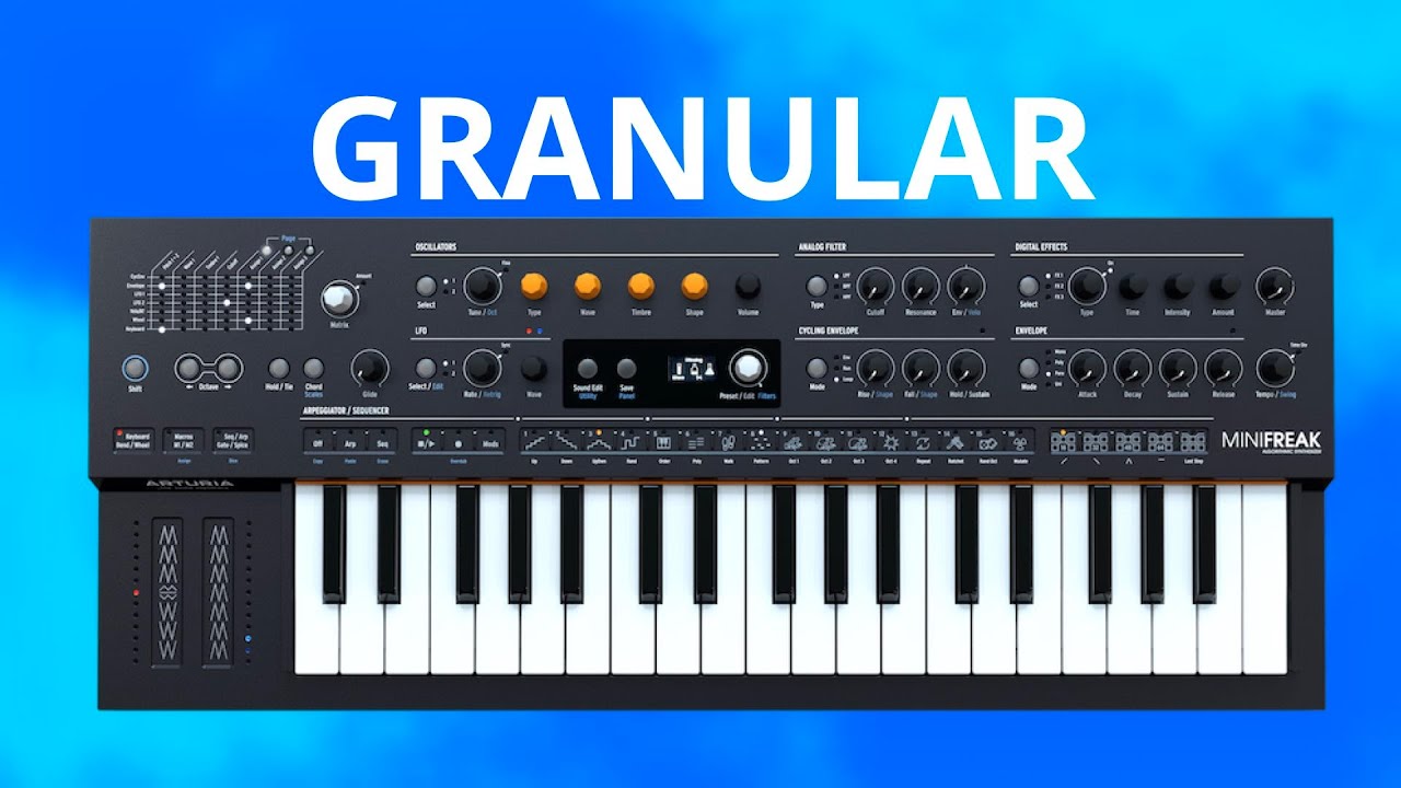 Arturia MiniFreak Now With Granular - Testing The New Firmware 3.0 Engines