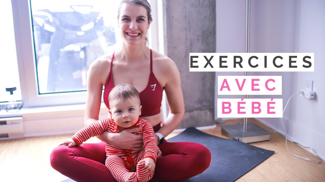 Entraînement maman et bébé: cinq exercices à faire à la maison