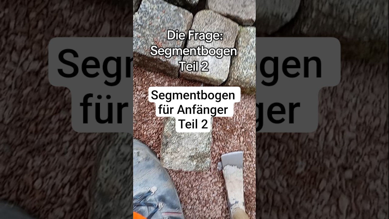 Segmentbogen mit 
