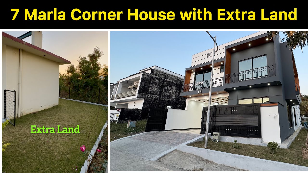7 Marla Corner House with Extra Green Land | B17 Islamabad Block C | #b17islamabad #realestate