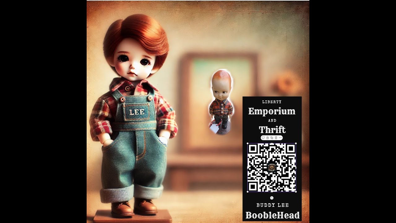 Indain Boy and Girl, Buddy Lee Booblehead Ad Oct 24