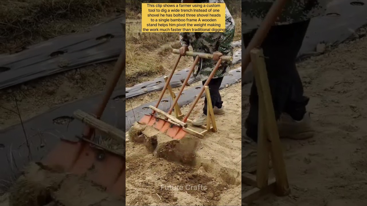 Homemade Tool for Perfect Garden Rows