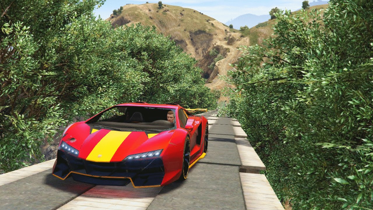 FOREST SKY BATTLE RAMPS! (GTA 5 Online)
