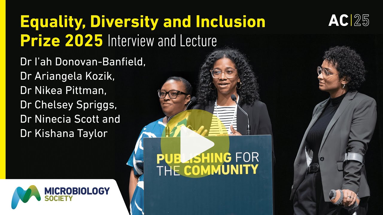 EDI Prize Lecture 2025: If Not Now, When? Building a Community to Empower Black Microbiologists