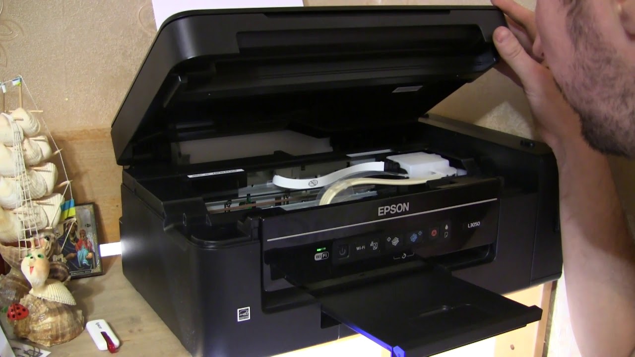 МФУ Epson L3050 первый запуск, печать фото и все настройки подробный обзор