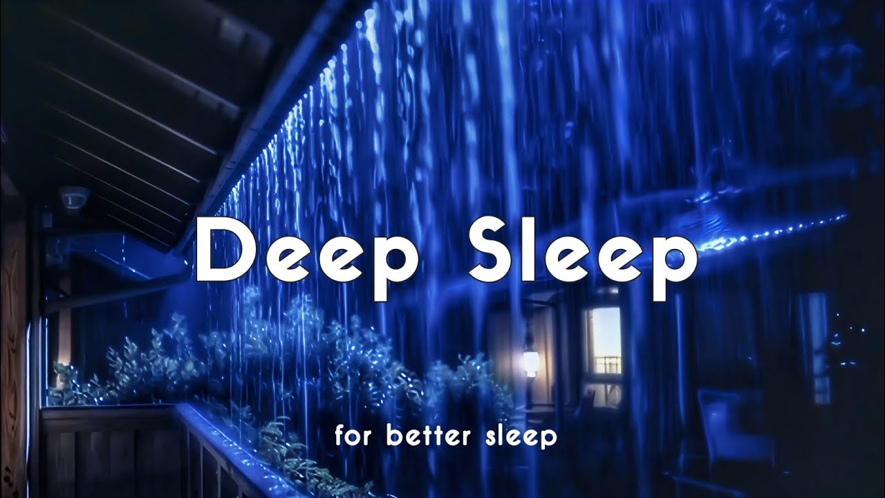 Relaxing Rain with Thunder – Sleep Sounds for Deep Sleep, Stress Relief & Insomnia in 5 Minutes