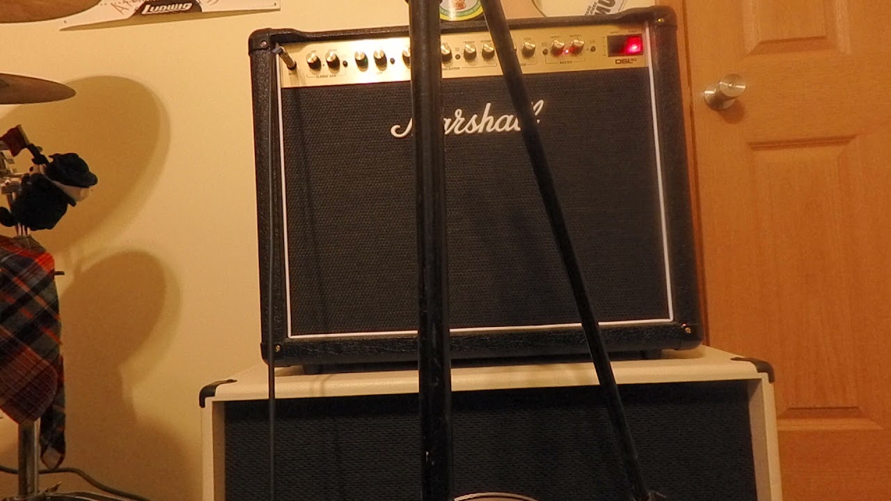 Marshall DSL40CR/EVH 212 CAB/BROWN SOUND