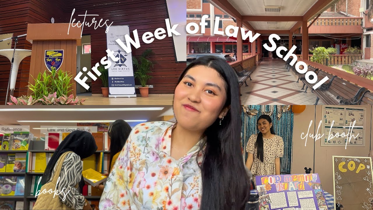university malaya vlog ⚖️ first week of UM law school | second year, club booth, lectures & studying