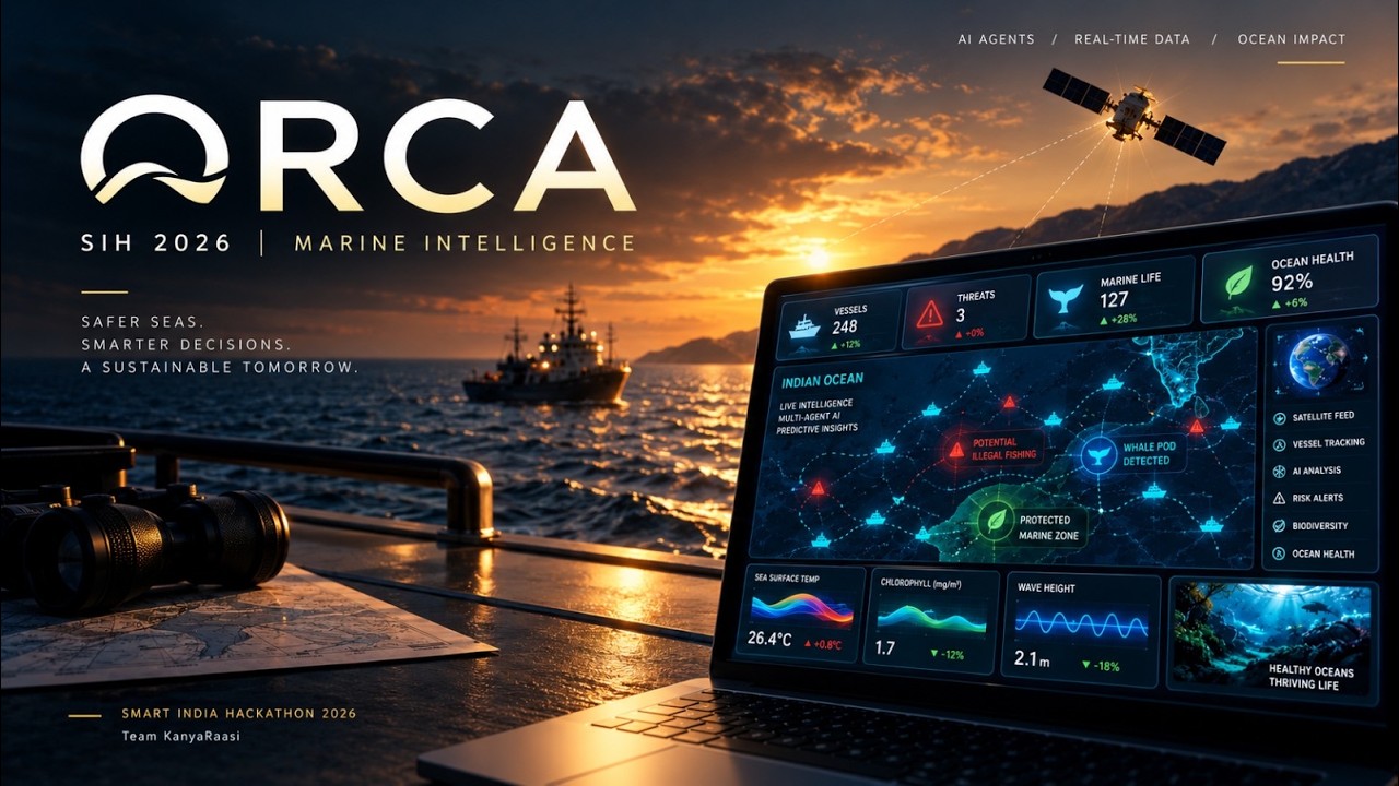 SIH 2026: ORCA - Marine Intelligence Reasoning with Collaborative Agents (Full Project Walkthrough)