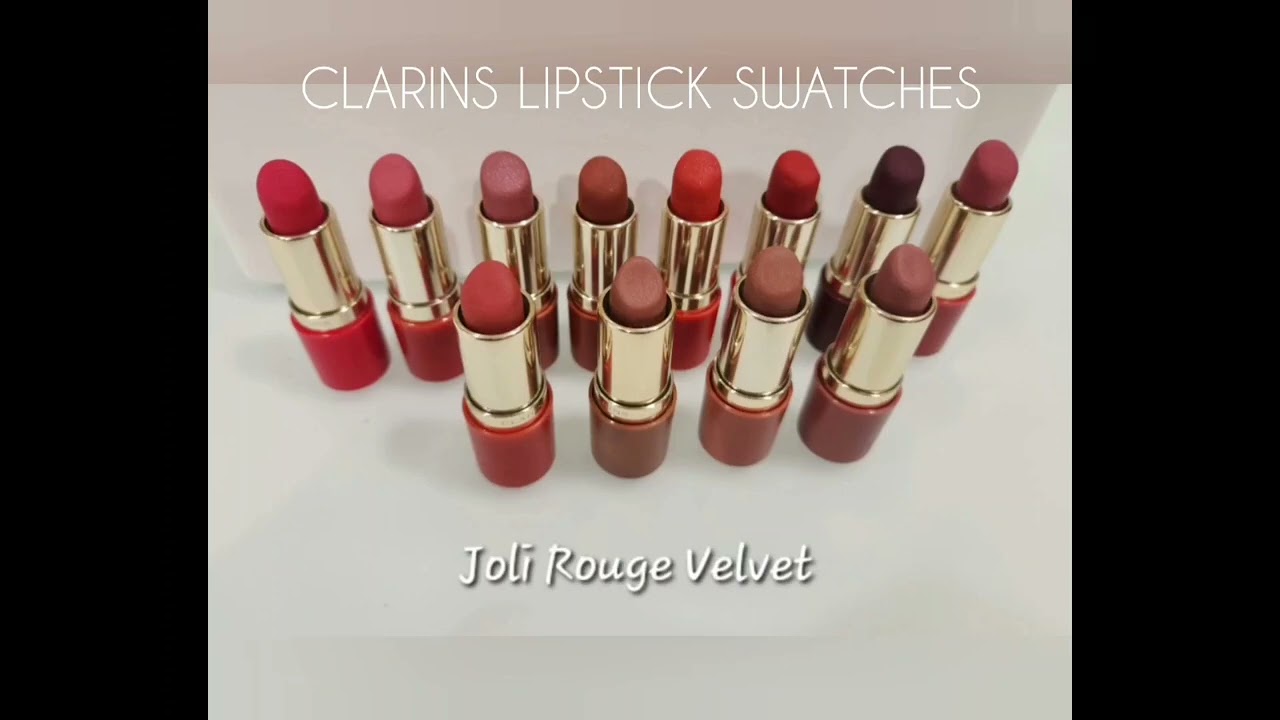 CLARINS Lipstick Swatches / Joli Rouge