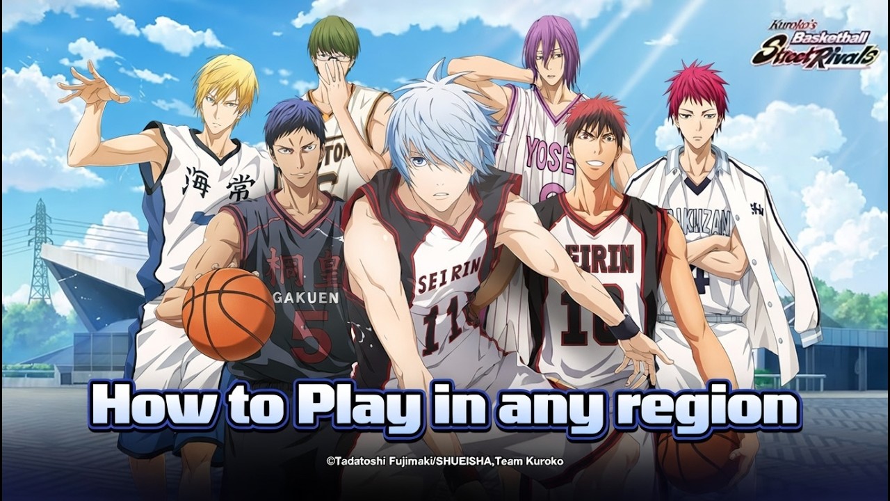 HOW TO PLAY ON PC & AND REGION LOCKED AREAS | KUROKOS BASKET SR