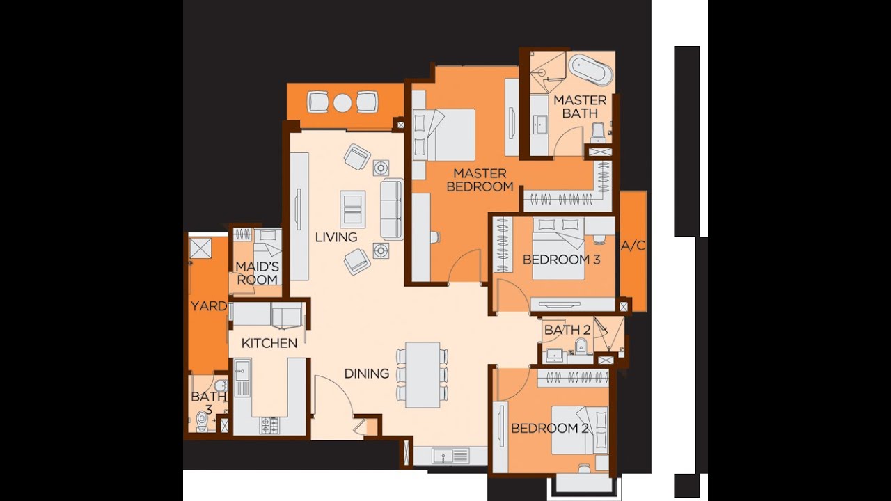 Wangsa9 type B 1744sf showroom & basic partly furnish unit.
