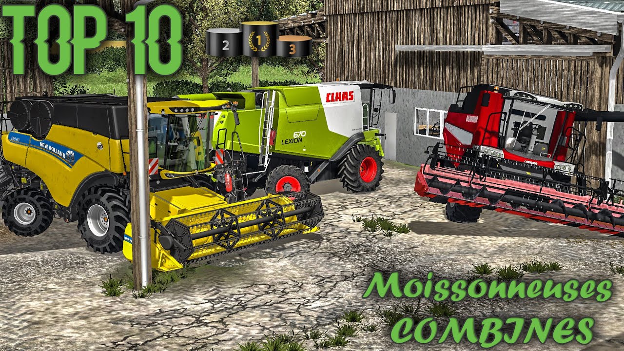 Farming Simulator 15 - TOP 10 - Moissonneuses/Combines