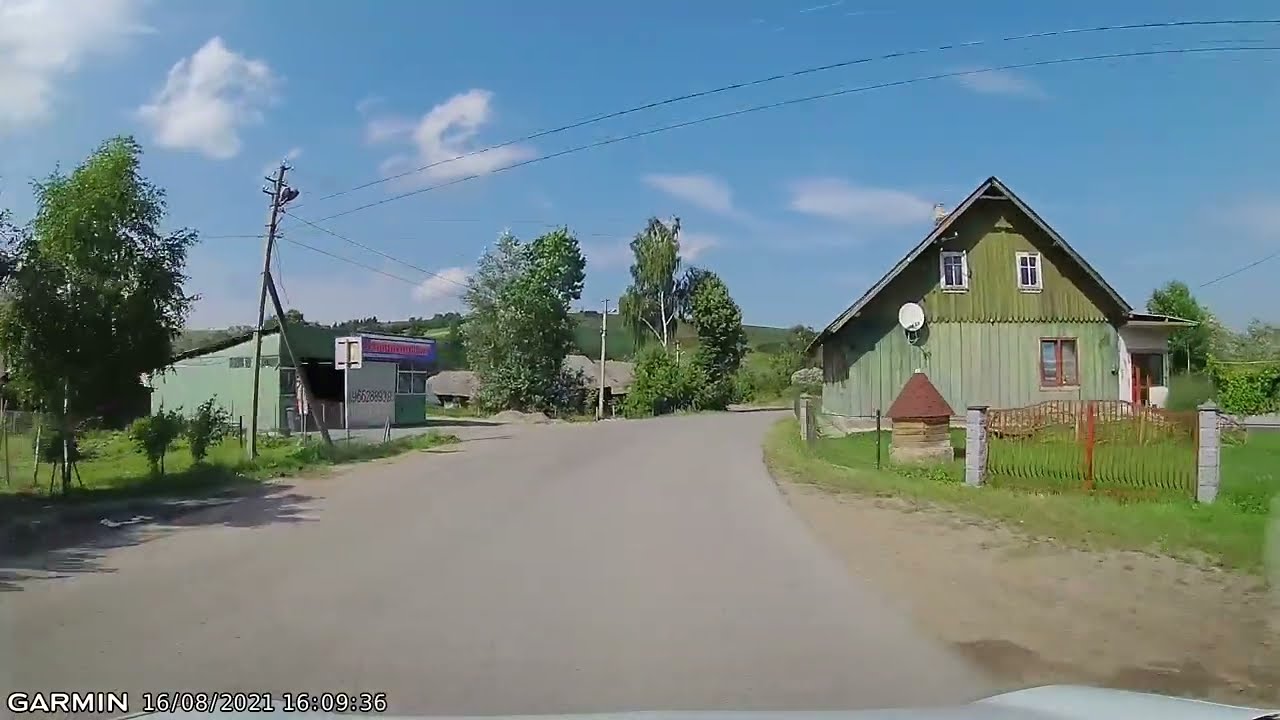 Ukraine. Komarnyky to Turka / Комарники - Нижнє Висоцьке - Боринська - Турка. 08.2021