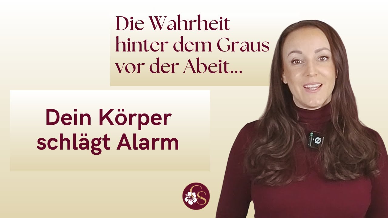 Du bist als Frau in einem verantwortungsvollen Job und hast Bauchweh vor der Arbeit...