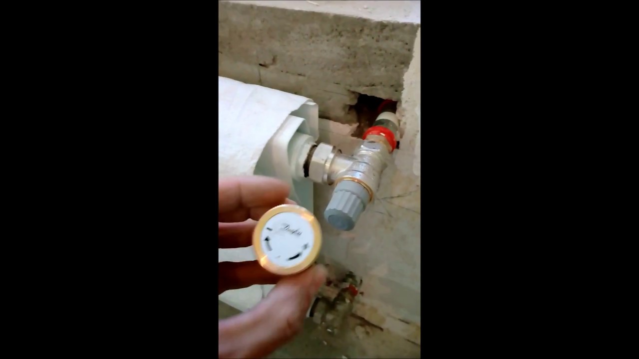 Как перекрыть клапан Danfoss RA-G или RA-N