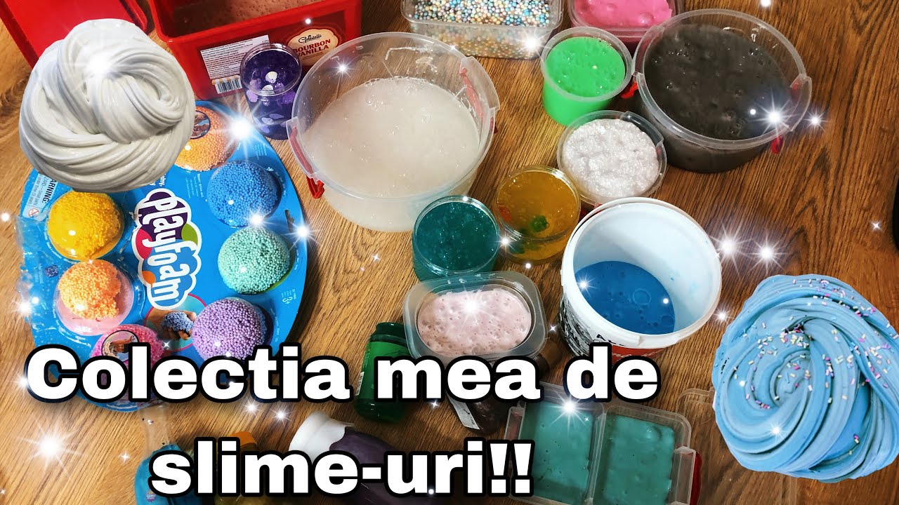 Colectia mea de slime!!(extrem de multeeee)