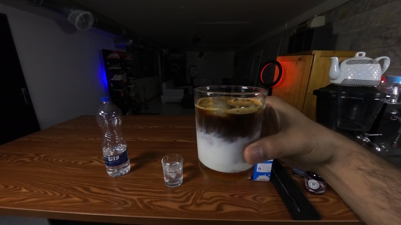 Ice caramel macchiato and Ice americano