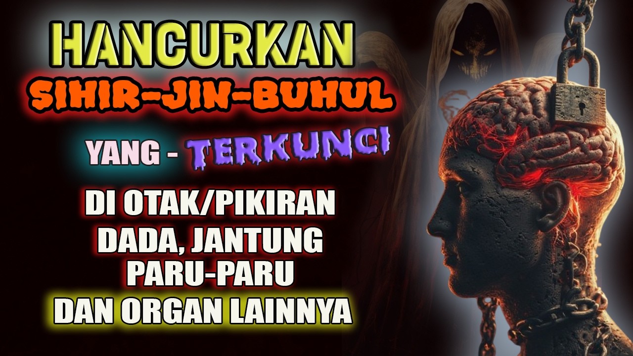 Ruqyah SHARIAH  BAKAR/BURN  Satan, Jin yang tinggal di Otak, Badan dan seluruh Organ Tubuh
