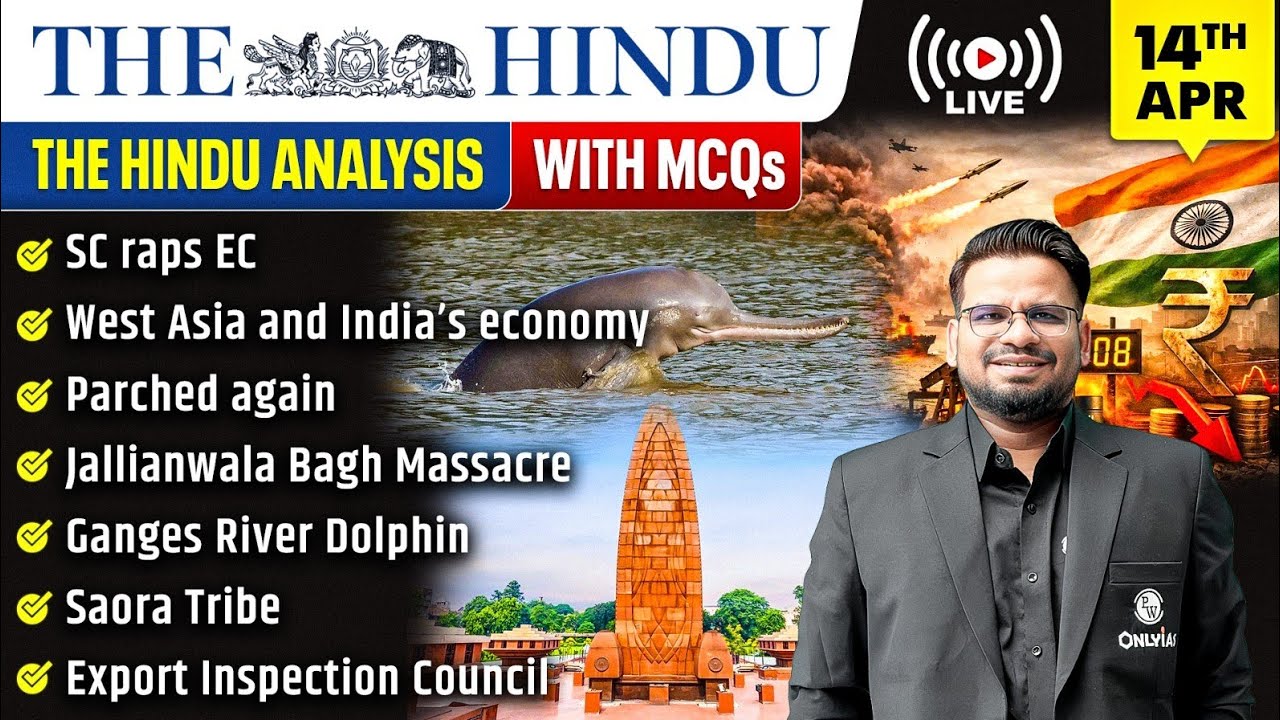 The Hindu Analysis | 14th April 2026 | The Hindu Newspaper  - Practice Questions | Prashant Sir