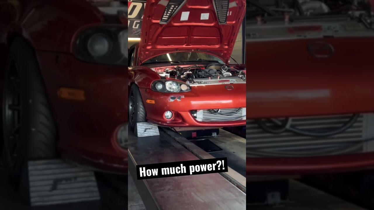 Mazda Speed Miata - Turbo Miata - Dyno Run