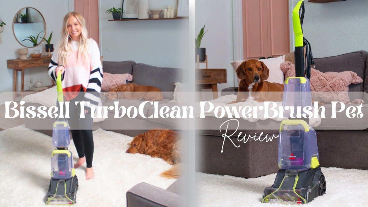 Bissell TurboClean PowerBrush Pet Review Carpet Cleaner