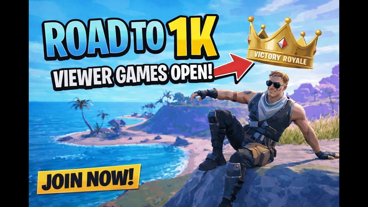 🎮 Fortnite Live Stream — Playing With Viewers + Customs OPEN! Road to 1K Subs 🚀 (Portrait)