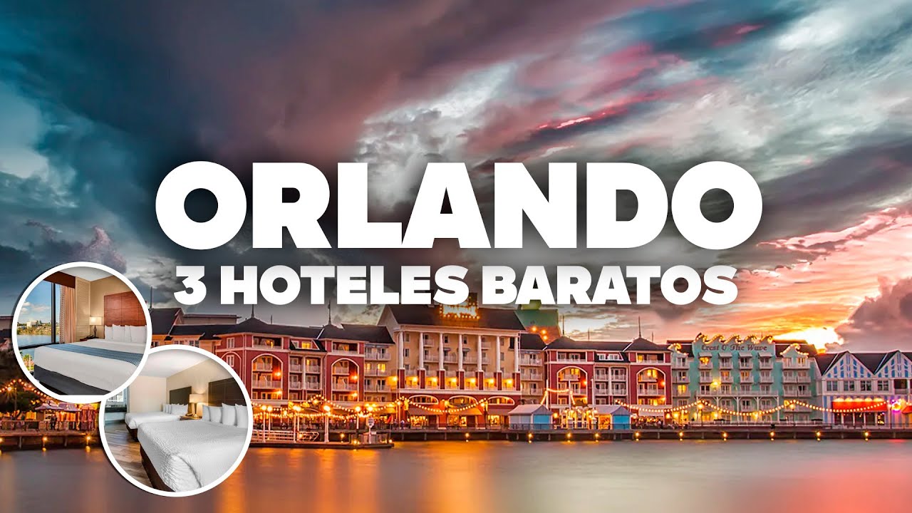 3 HOTELES BUENOS Y BARATOS EN ORLANDO! Bien ubicados y cerca de todo!