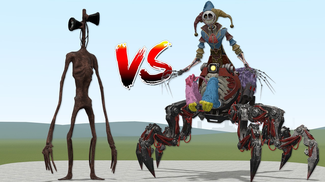 OLD SIREN HEAD VS NEW PROTOTYPE POPPY PLAYTIME CHAPTER 5 in Garry's Mod
