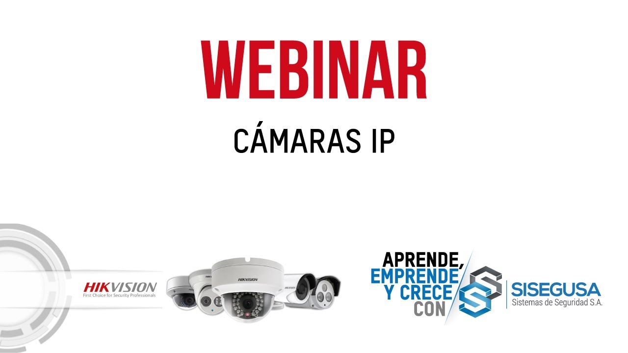 WEBINAR - HIKVISION CÁMARAS IP