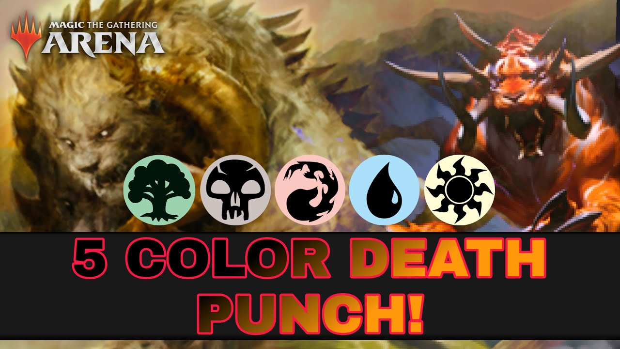 5 COLOR MUTATE DECK! (Packs A Punch!) | MTG Arena | Standard IKO