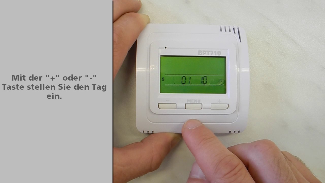 TH30 Uhrzeit einstellen | Zeitsteuerung für Ihre heatness® Infrarotheizung