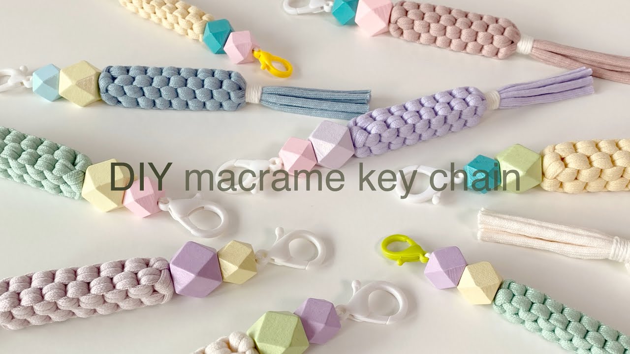 DIY | macrame key chain crown knot | Сделай сам | макраме брелок корона узел