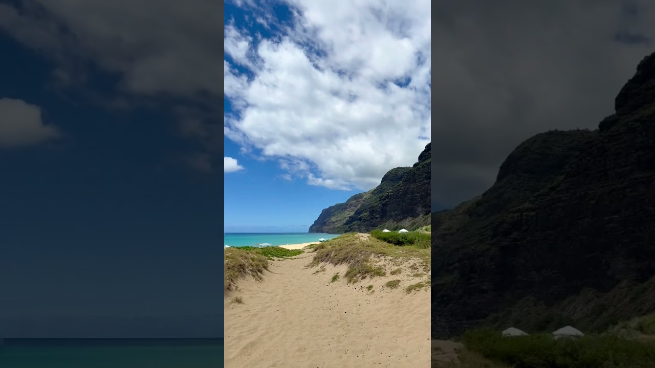 The most beautiful beach in Kauai! 📍Polihale Beach #reggae #kauai #travel #beach