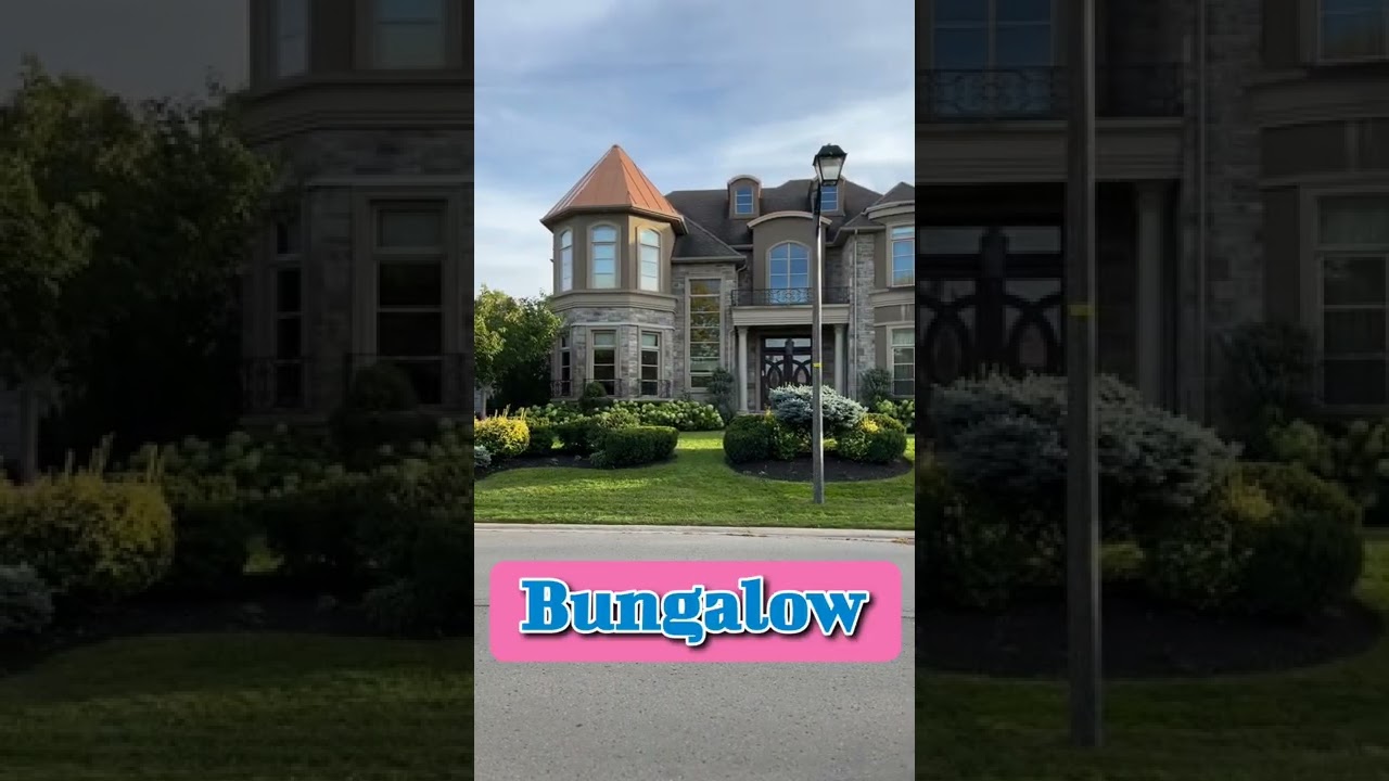 Different Types of Houses In Canada