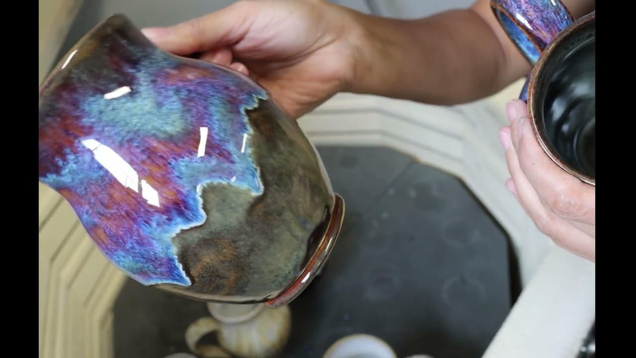 KILN OPENING # 10 DRIPPY MUGS