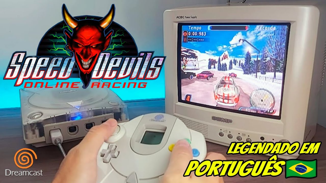 Speed Devils Online Racing (Traduzido em Português) - Dreamcast Gameplay - CRT