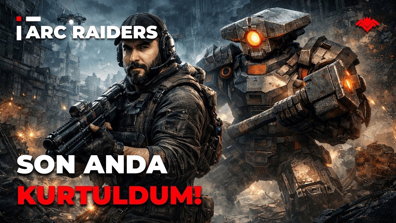 PAS TUTMUŞ MUYUZ?! SON ANDA KURTULDUM! | Arc Raiders