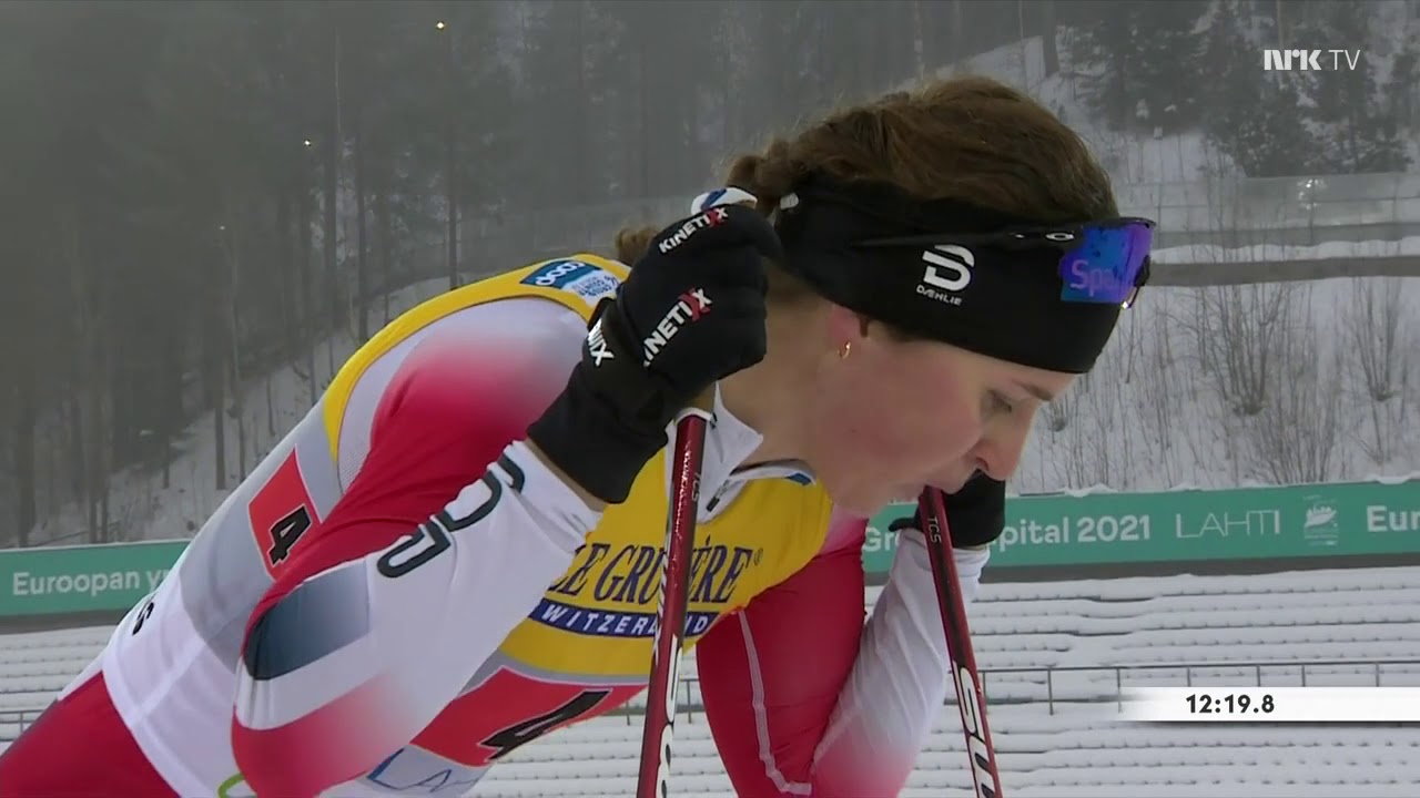Cross country World Cup 20-21, Lahti, 4x5 km relay, women (Norwegian commentary)
