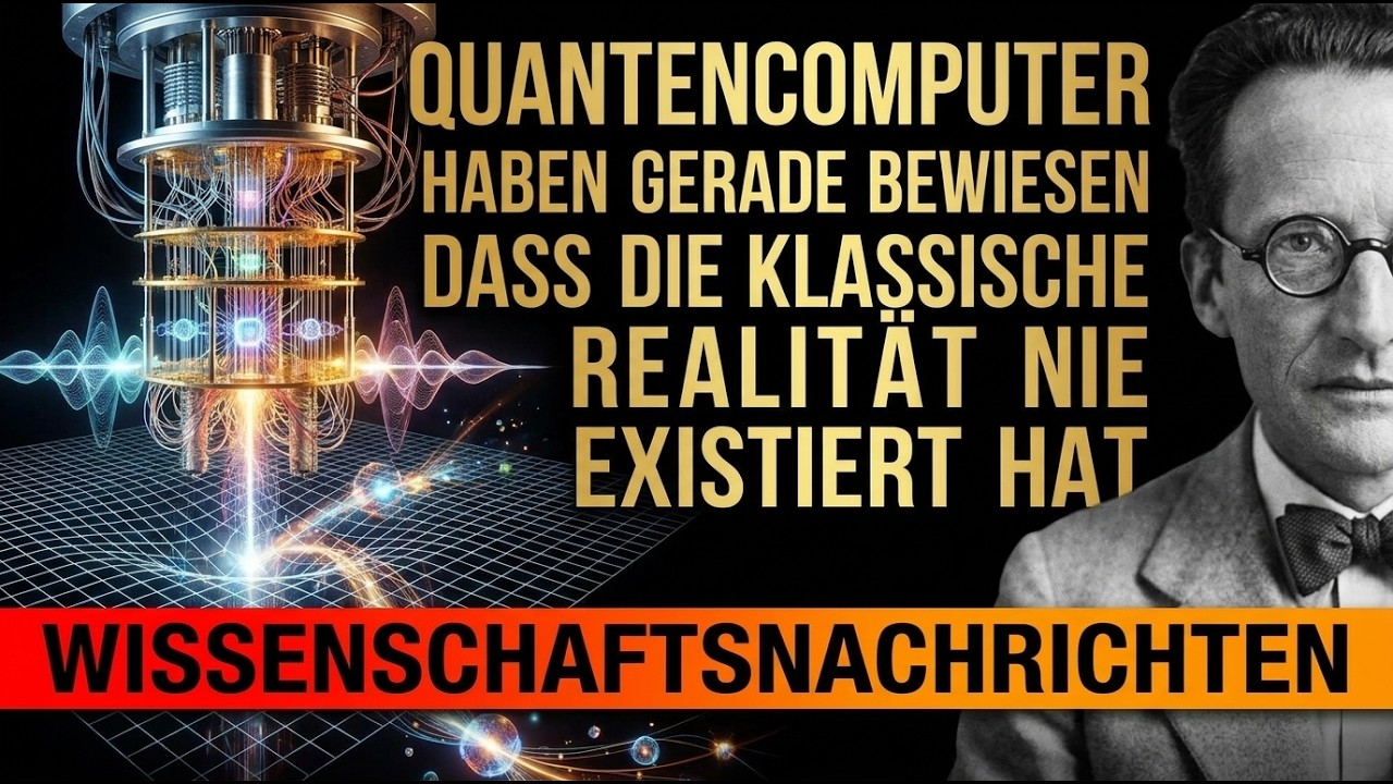 Quantencomputer haben gerade best&auml;tigt, dass die Realit&auml;t nicht klassisch ist &mdash; Erwin Schr&ouml;dinger