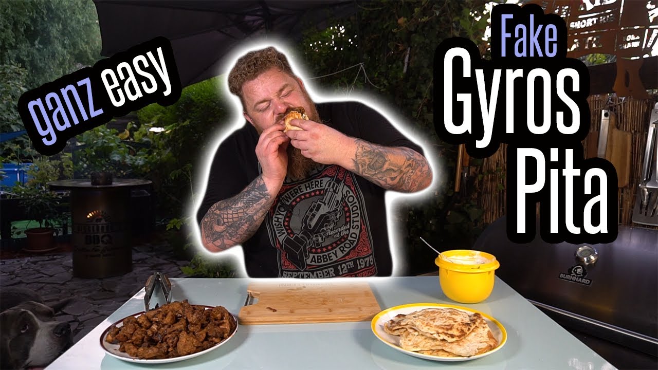 Fake Gyros Pita - super easy, mega schnell, einfach lecker - BBQ & Grillen für jedermann