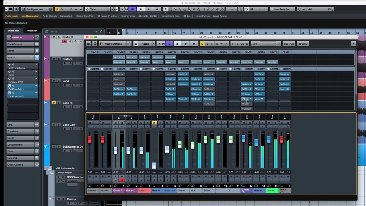 Сведение Rock / Metal / SSD4 Drums (Cubase 8) Part #1
