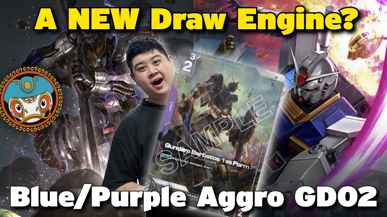 Blue/Purple Barbatos Is An Excellent Aggro Deck! - Gundam TCG Deck Profile (GD02)