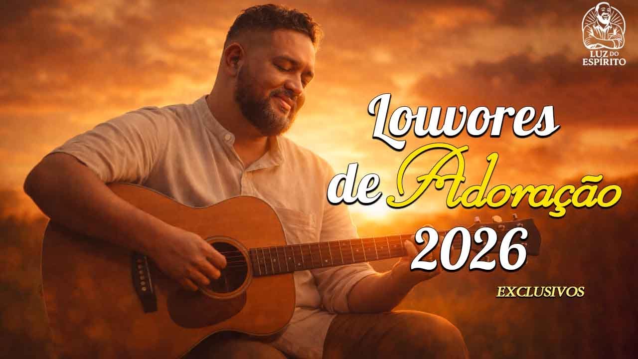 🔥NOVOS LOUVORES DE ADORAÇÃO GOSPEL 2026 RENOVO E PAZ PARA SEU LAR 🎶