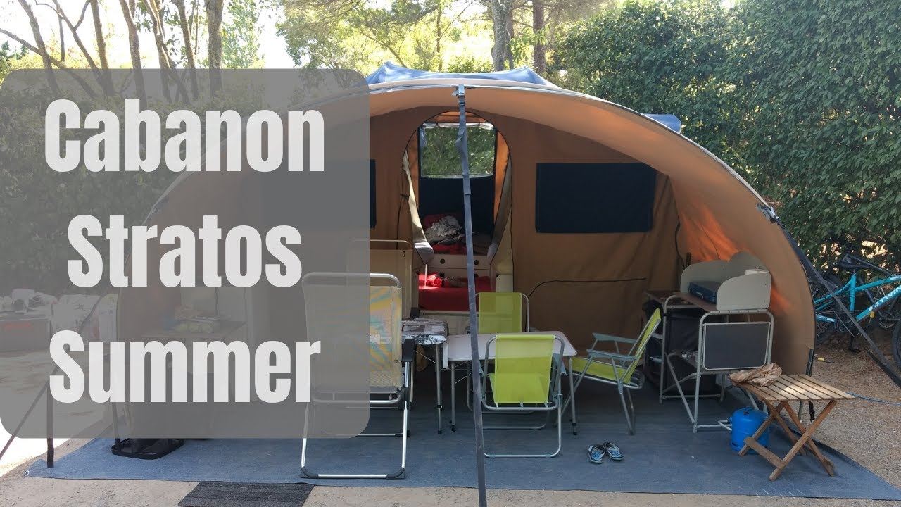 Cabanon Stratos or Cabanon Mercury trailer tent - the best summer setup