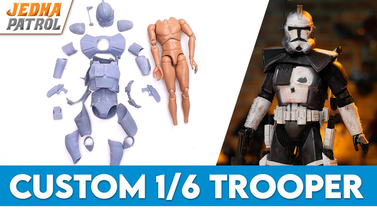 I 3D PRINTED My Own CUSTOM CLONE TROOPER | Arc Trooper Castle #elegoo